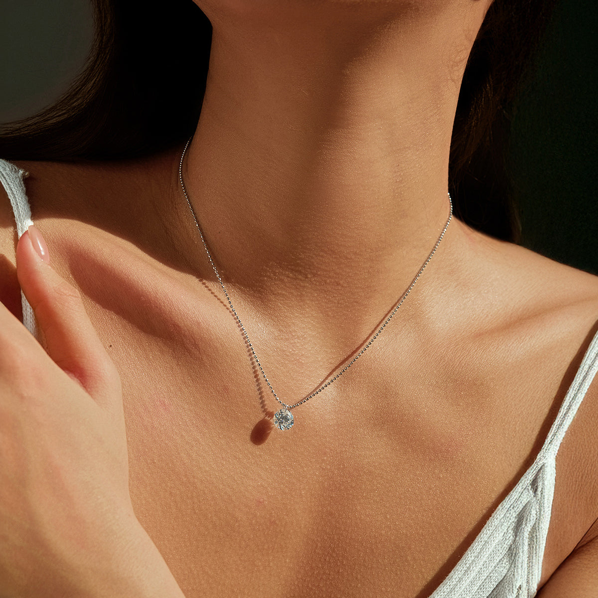 925 Sterling Silver Minimalist Clavicle Necklace