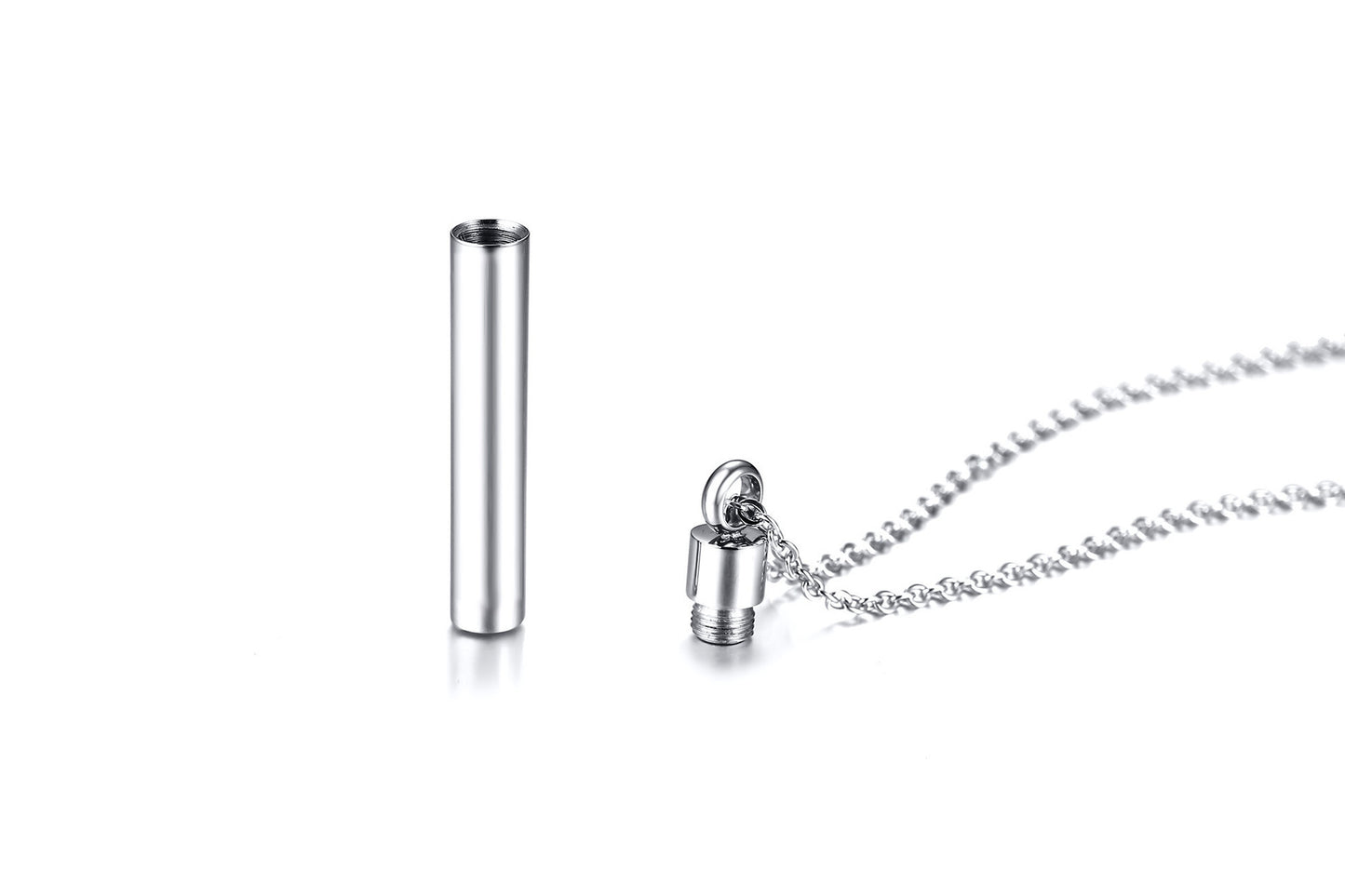 European Beautiful Women's Fashion Jewelry Wholesale Titanium Steel Paw Print Ashes Pendant Necklace