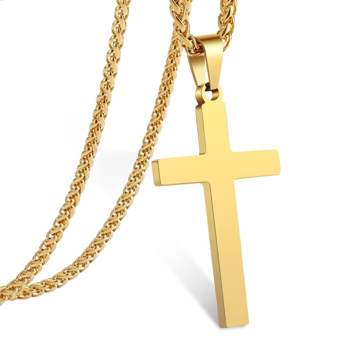Personalized Cross Necklace By Planderful Everyday Genie Titanium Steel Pendant For Hip Hop Fans
