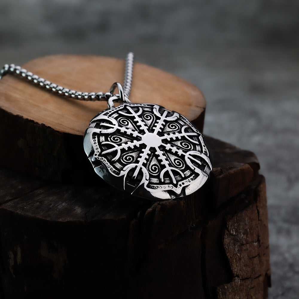 European And American Style Personalized Compass Viking Pendant