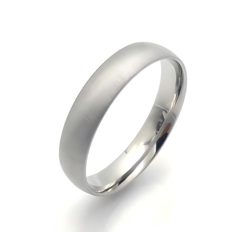 Inner Ring Polished Outer Arc Brushed Ring Multi-Specification Plain Ring Loach Back Ring