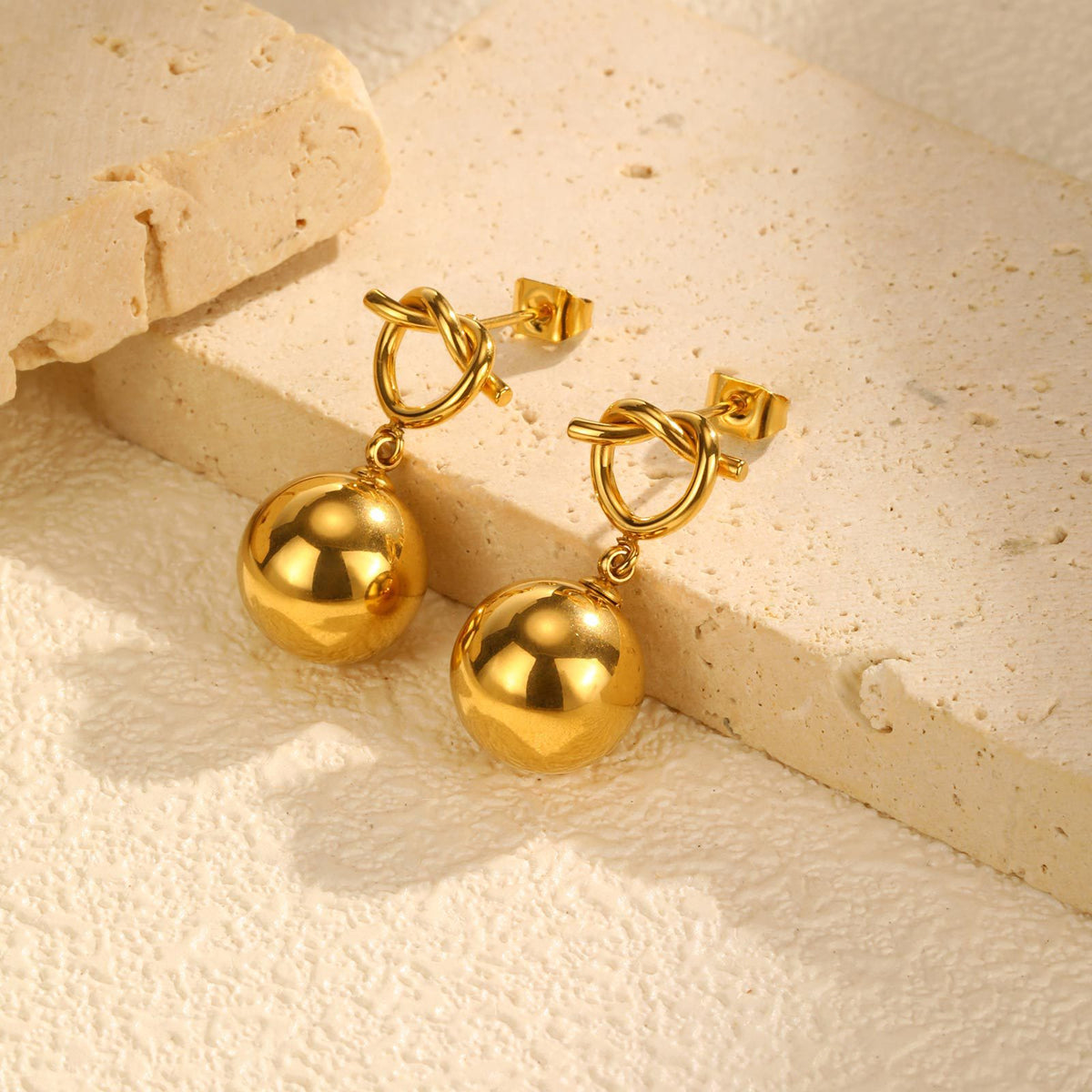 Stainless Steel Heart Earrings
