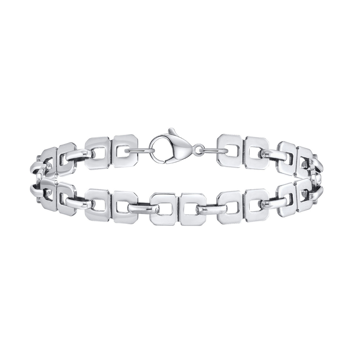 Men's Stainless Steel Infinity Handmade Chain Bracelet