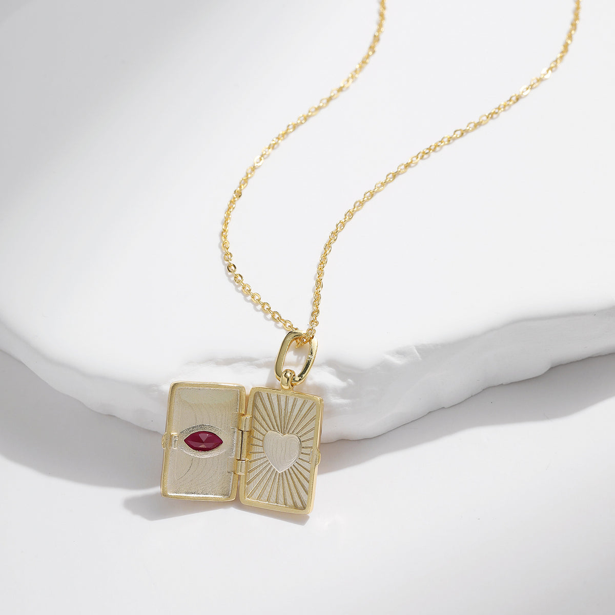925 Sterling Silver Heart Letter Necklace