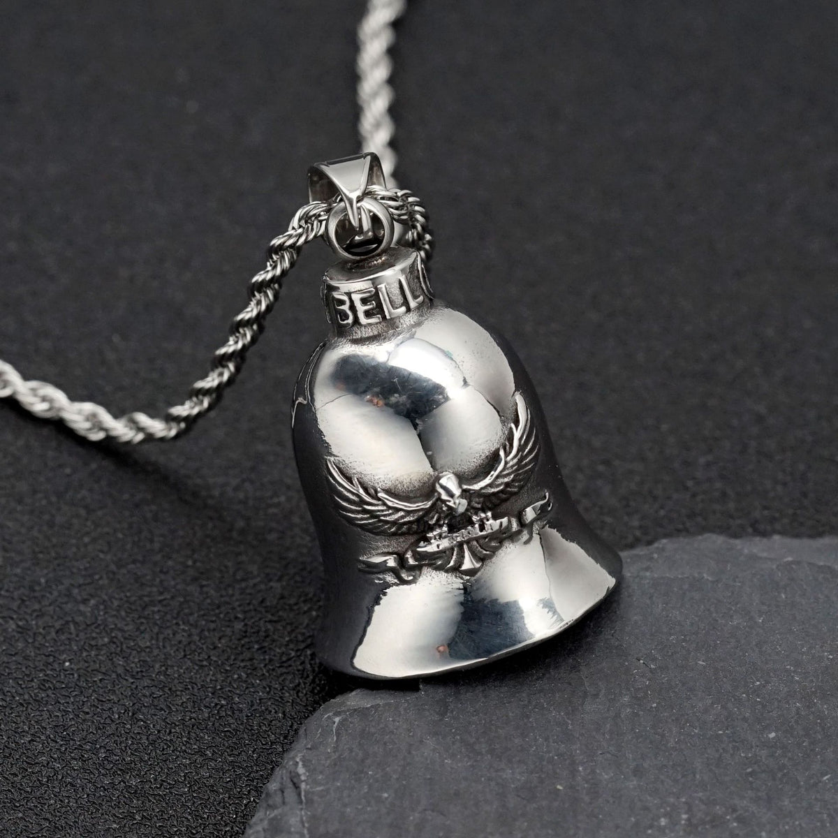Punk Eagle Stainless Steel Pendant Necklace
