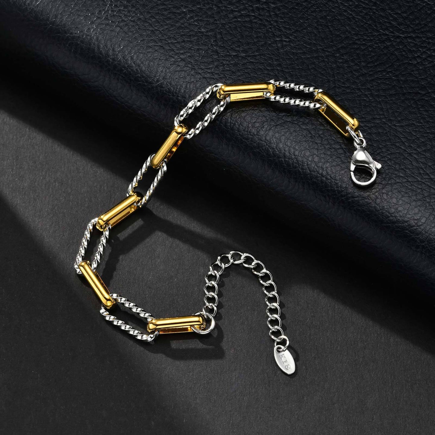 Stainless Steel Chain Bracelet Handmade For Men Planderful