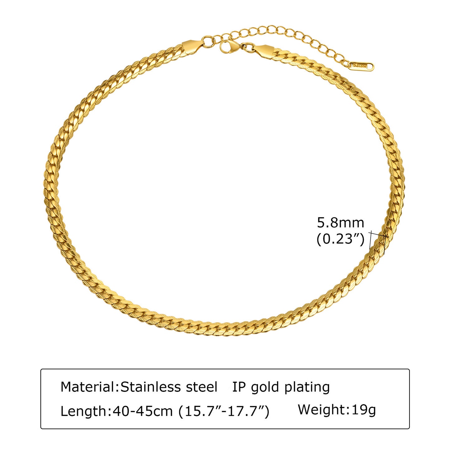 European And American Personalized Accessories Gold Necklace