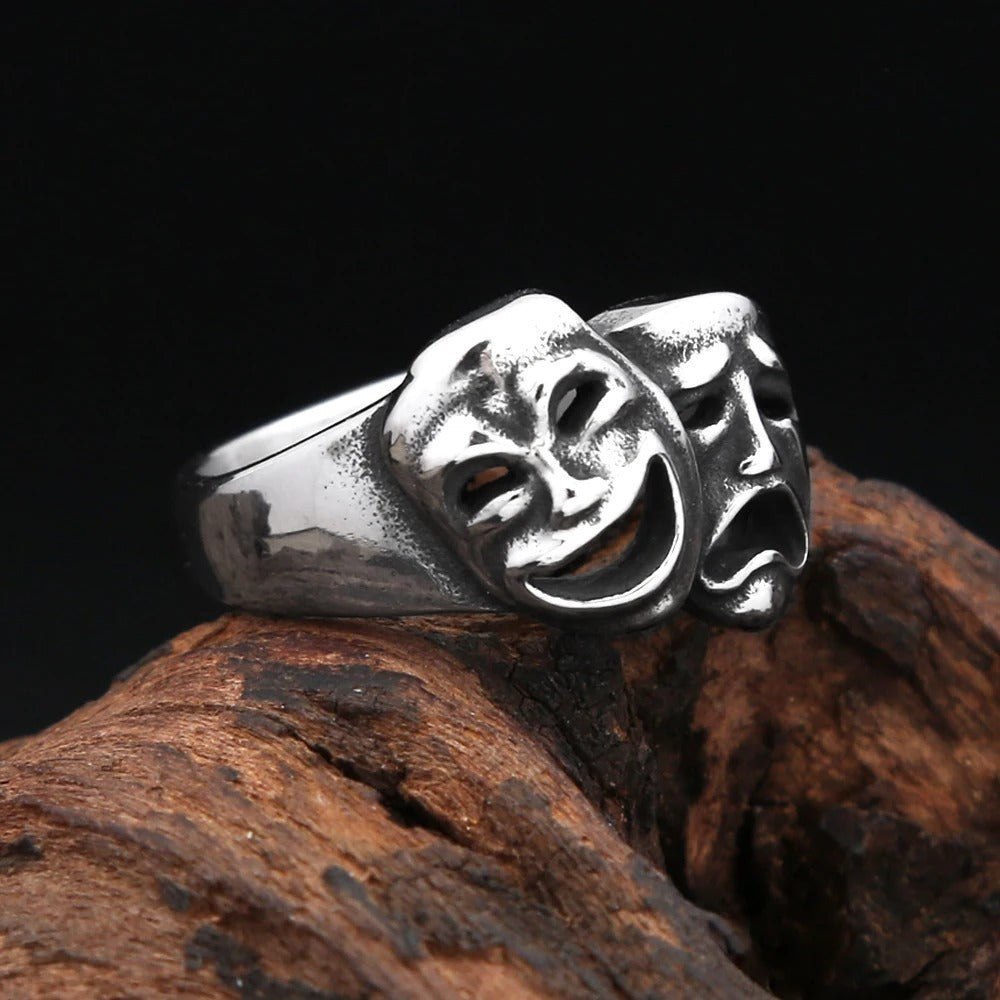 Punk Mask Men's Ring
