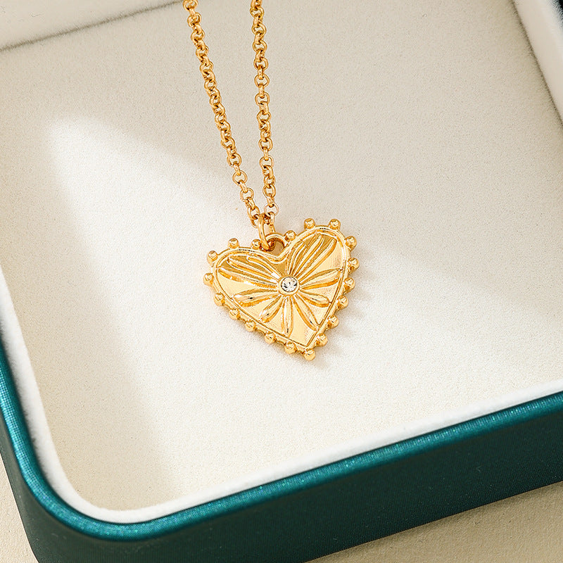 Planderful Vienna Verve Necklace – Fashionable Heart Element Design