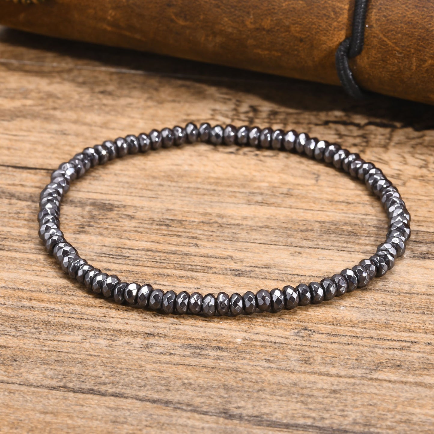 Simple And Personalized Jewelry Black Gallstone Bracelet