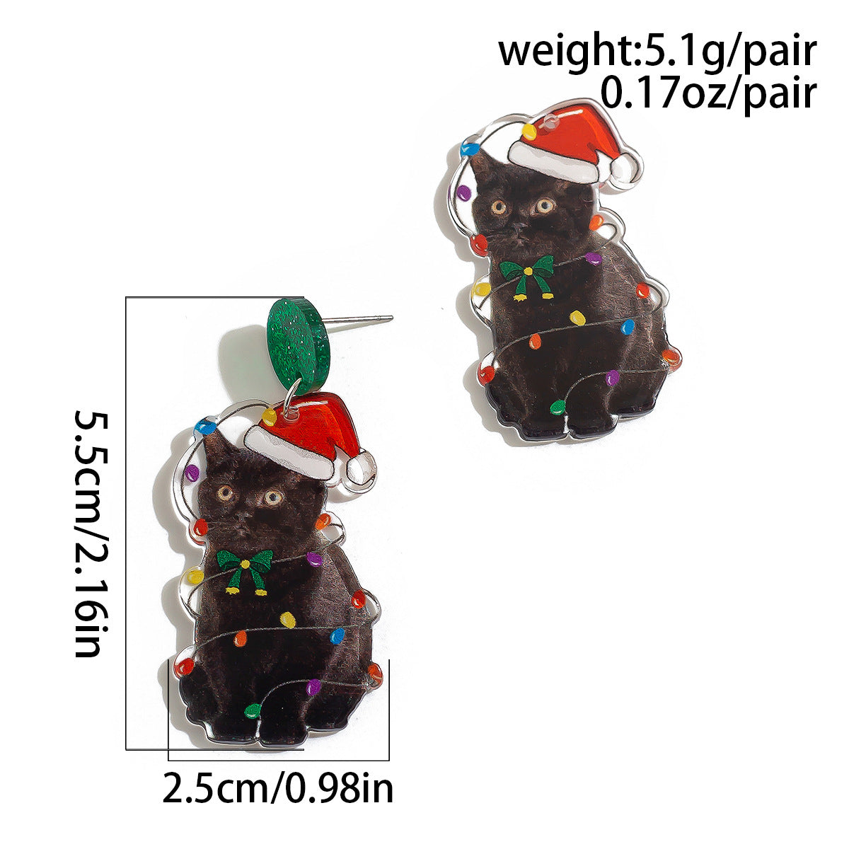 Planderful Vienna Verve Christmas Earrings Fringed Pendant For Women Elk Tree Design Statement