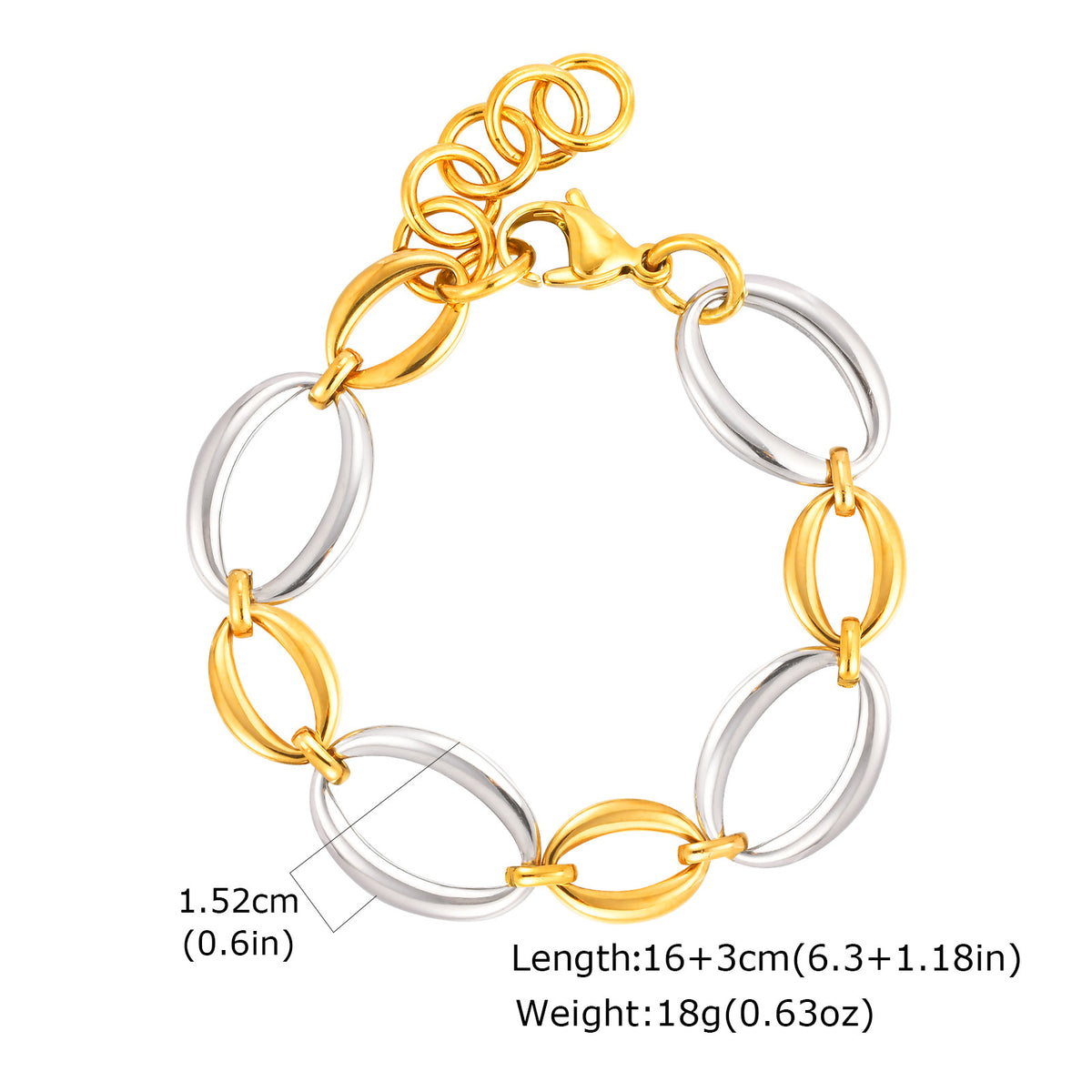 Simple And Stainless Steel Bracelet Unisex