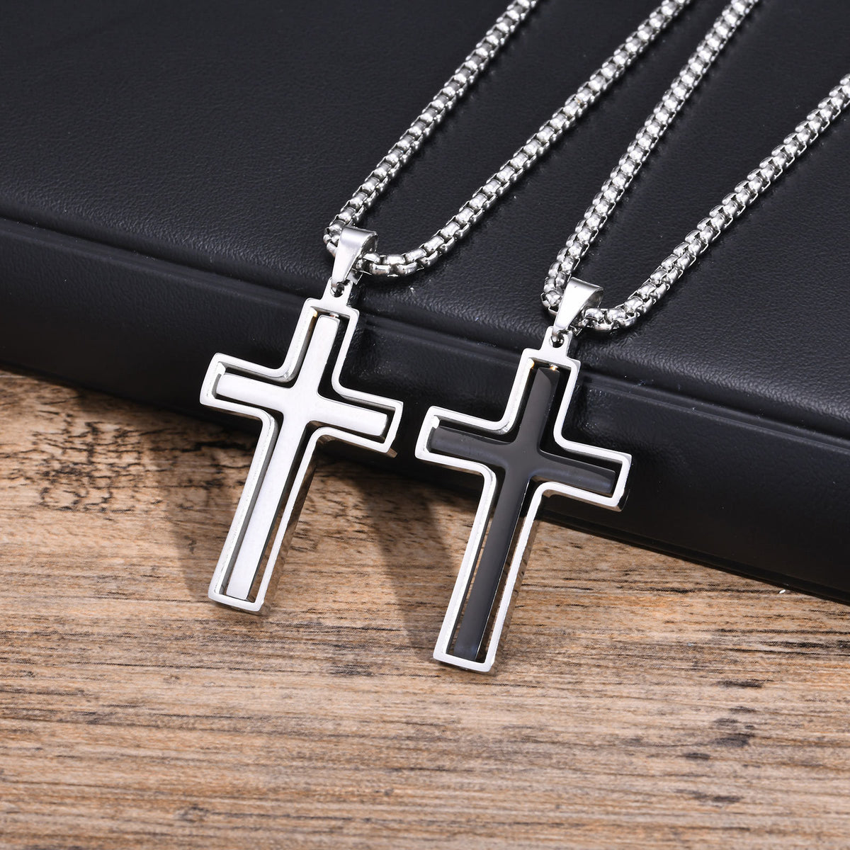 Cross Stainless Steel Necklace for Men