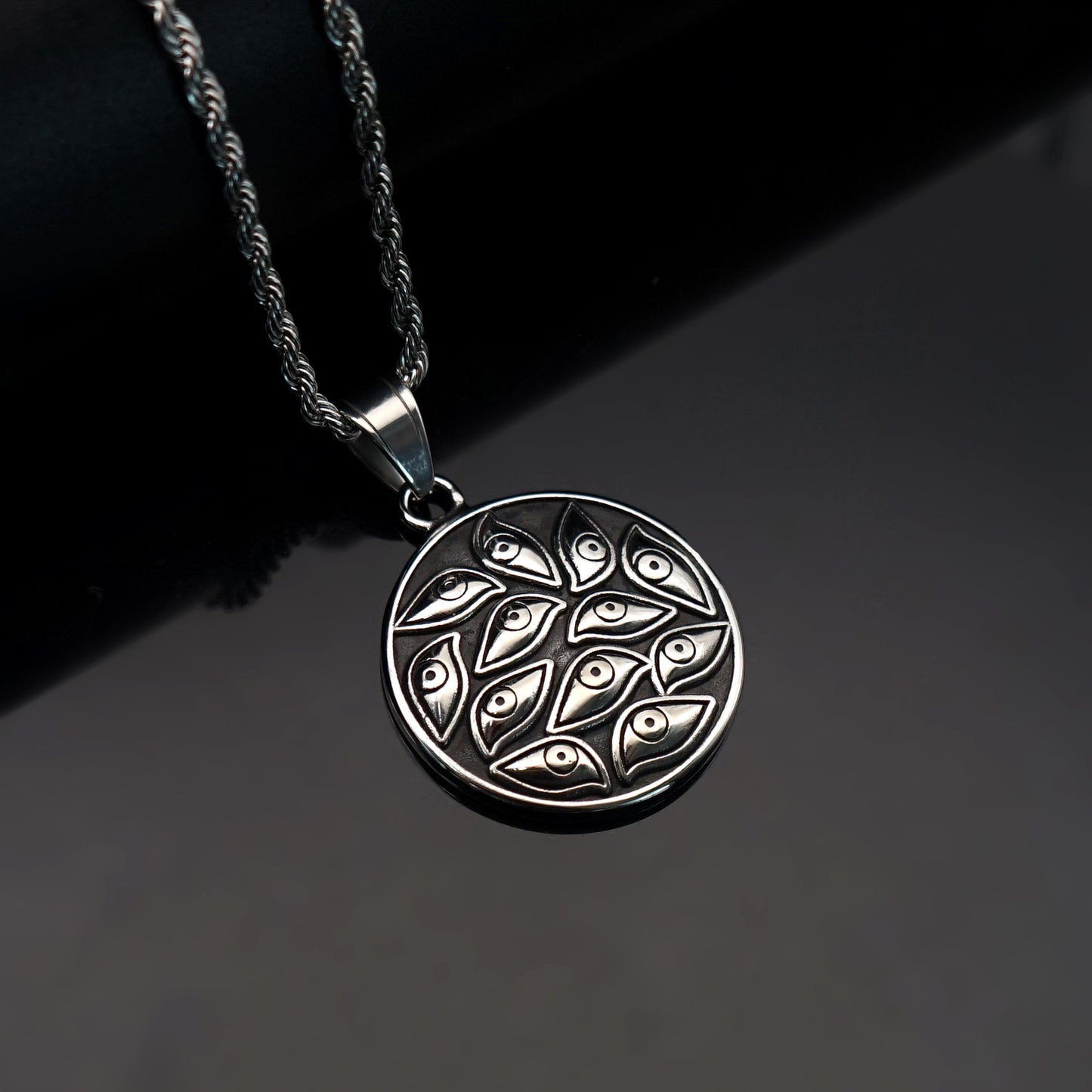 Steel Necklace – Vintage Men's Pendant