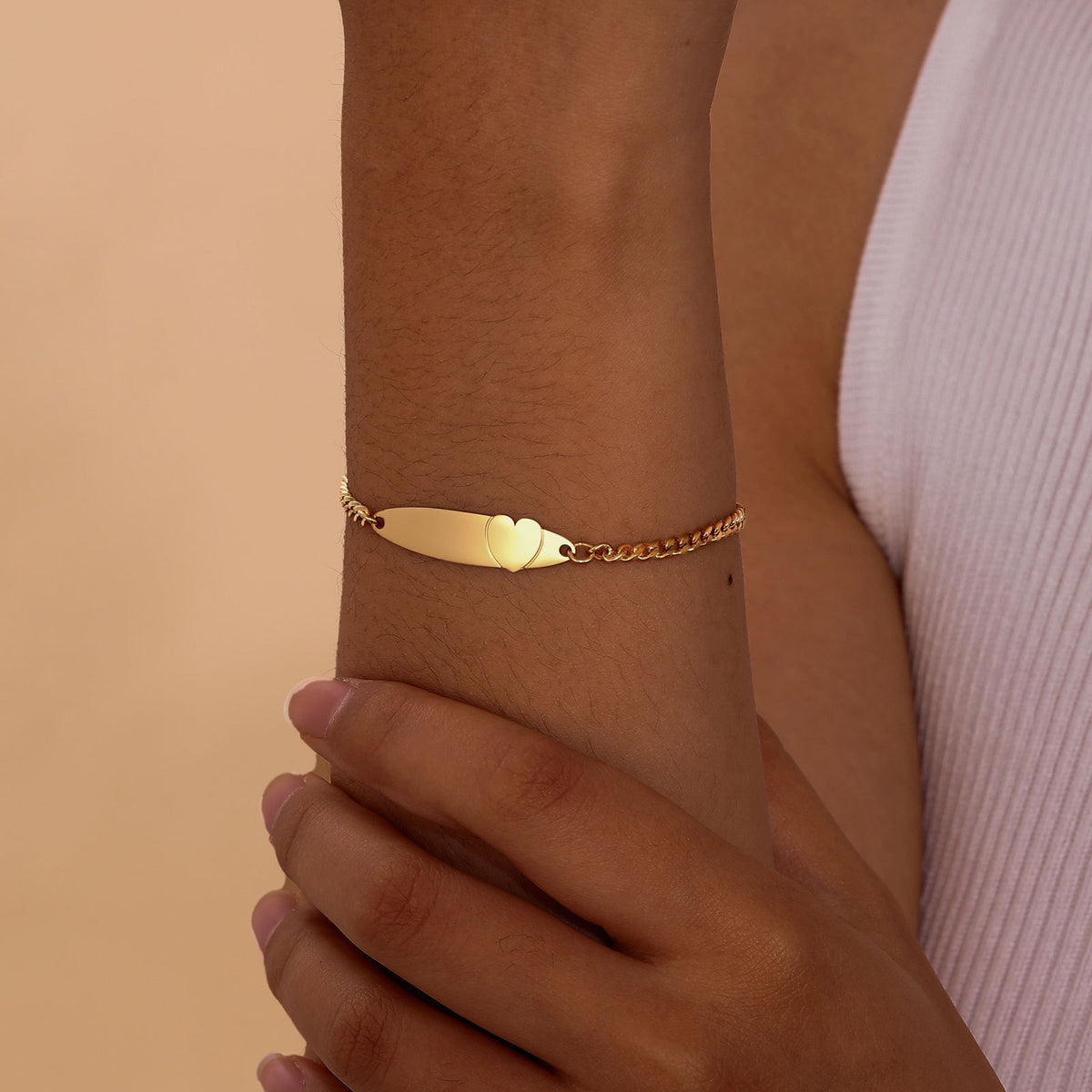 Heart Stainless Steel Bracelet for Women