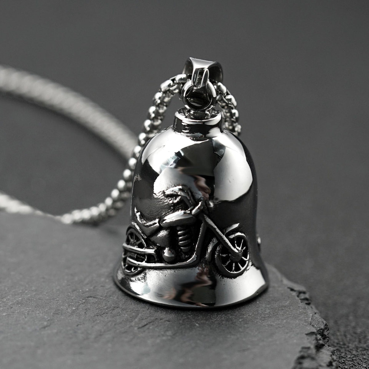 Vintage Stainless Steel Pendant Necklace