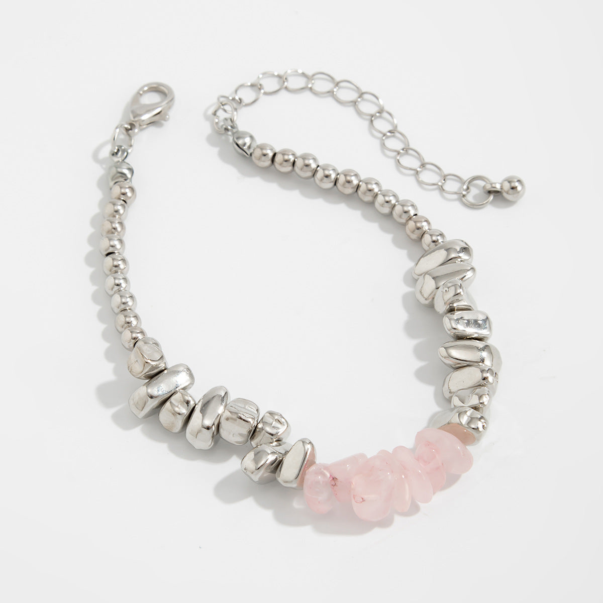 Planderful Vienna Verve Imitation Turquoise Beaded Bracelet Irregular Shape For Women Fashion Statement