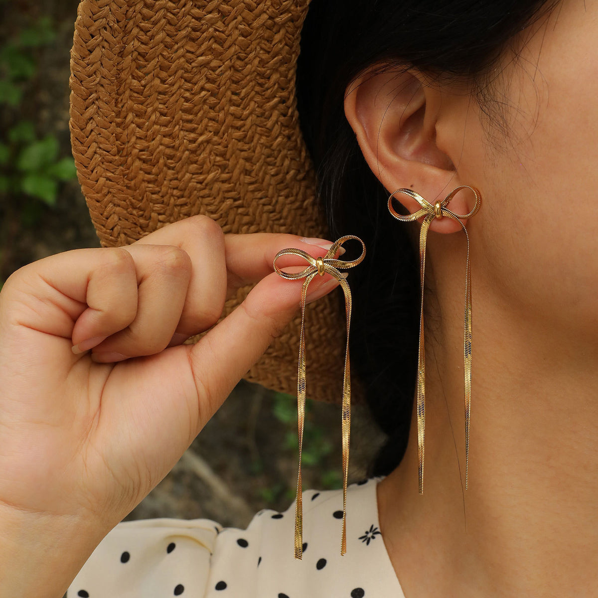 Modern Stainless Steel Earrings — Gold / Silver