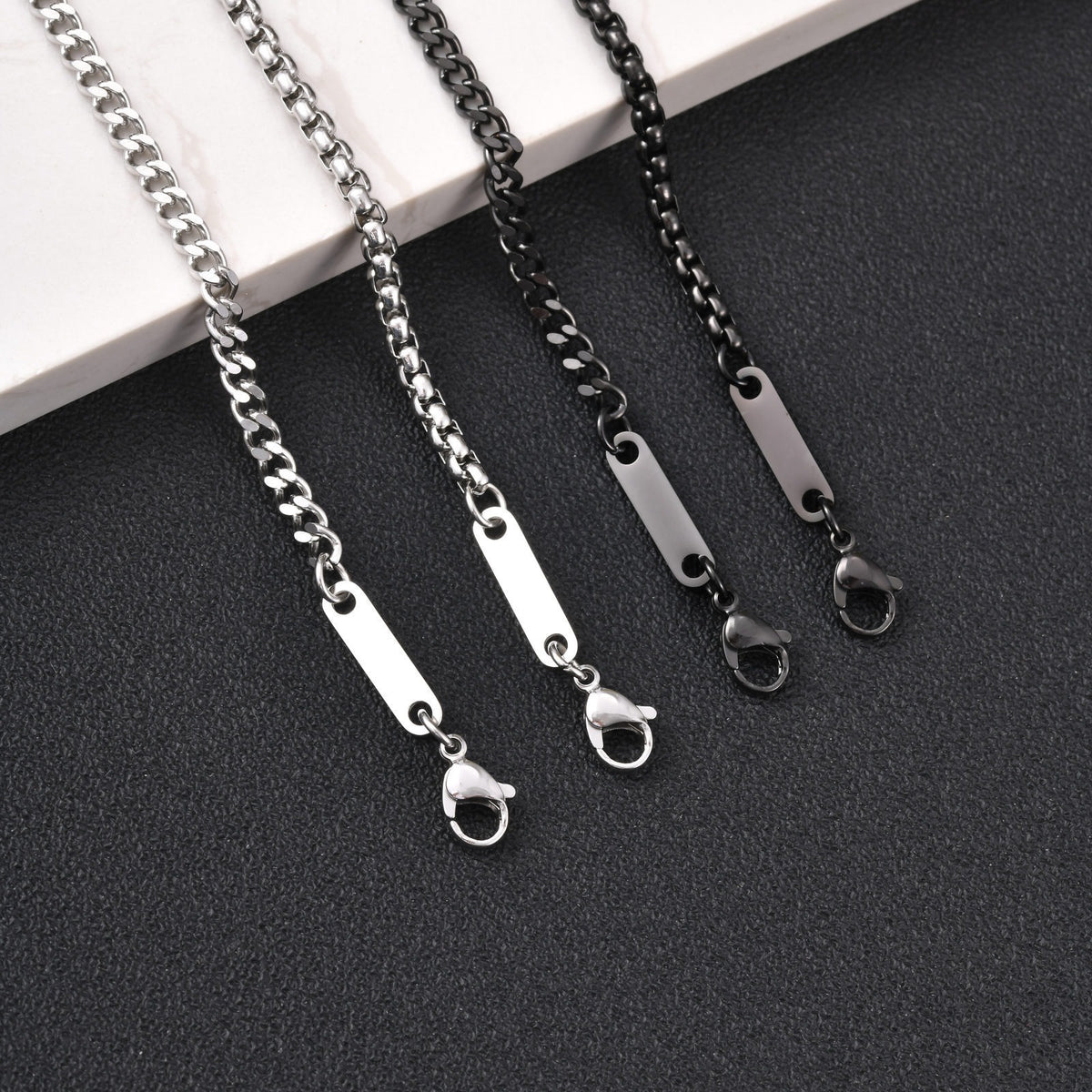 Street Leisure Simple Grinding Stainless Steel Bracelet for Men