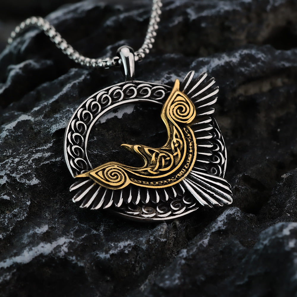 European and American Jewelry Wholesale Titanium Steel Pendant Necklace for Men