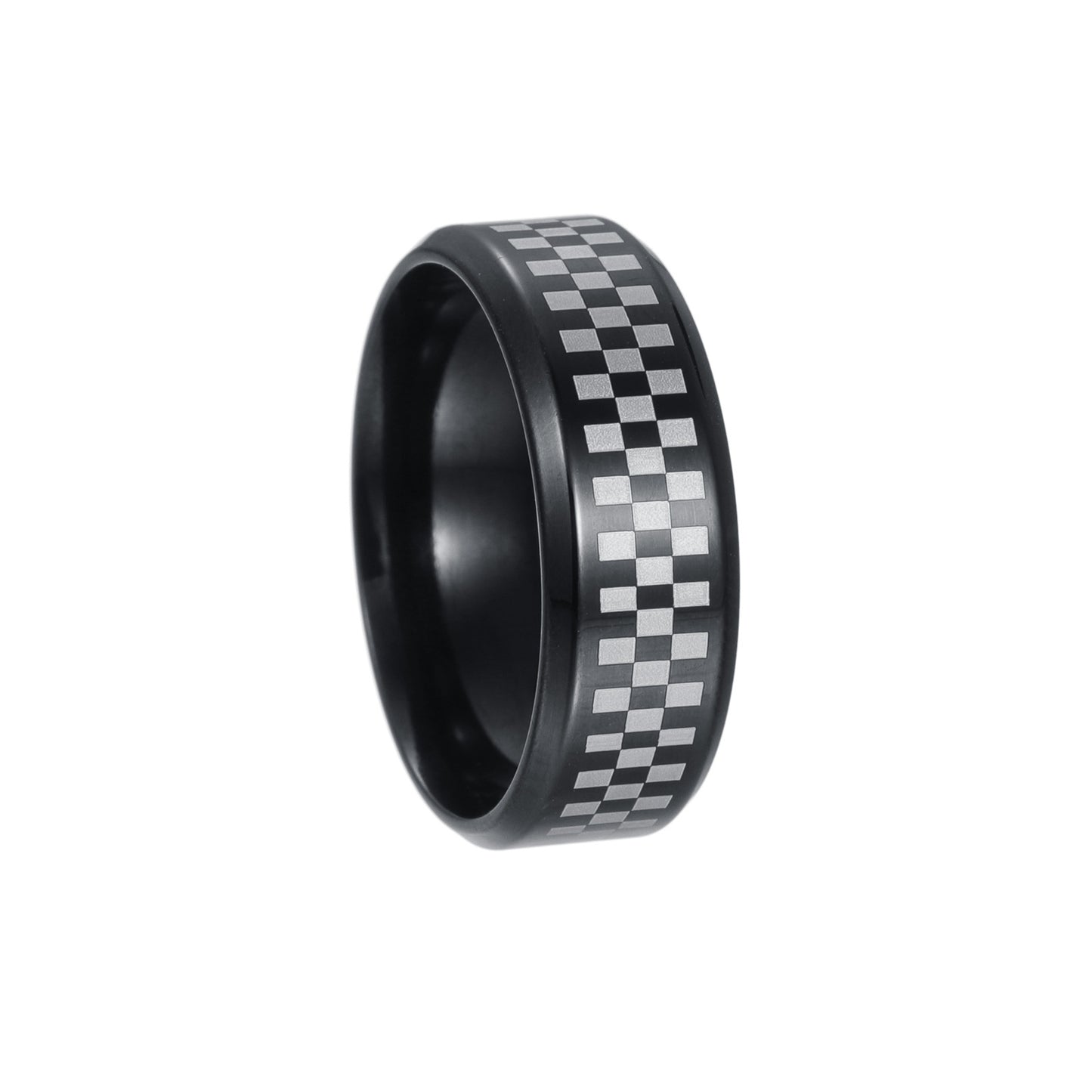 Planderful Everyday Genie 8mm Stainless Steel Ring Unisex Protection Statement For Men