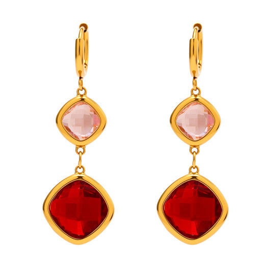 Planderful Czech Glass Earrings For Women Luxury Jewelry