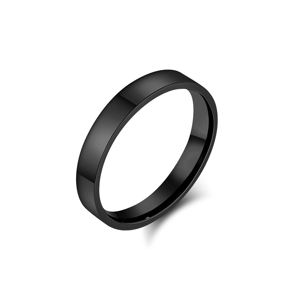Modern Stainless Steel Ring — Gold / Silver / Black