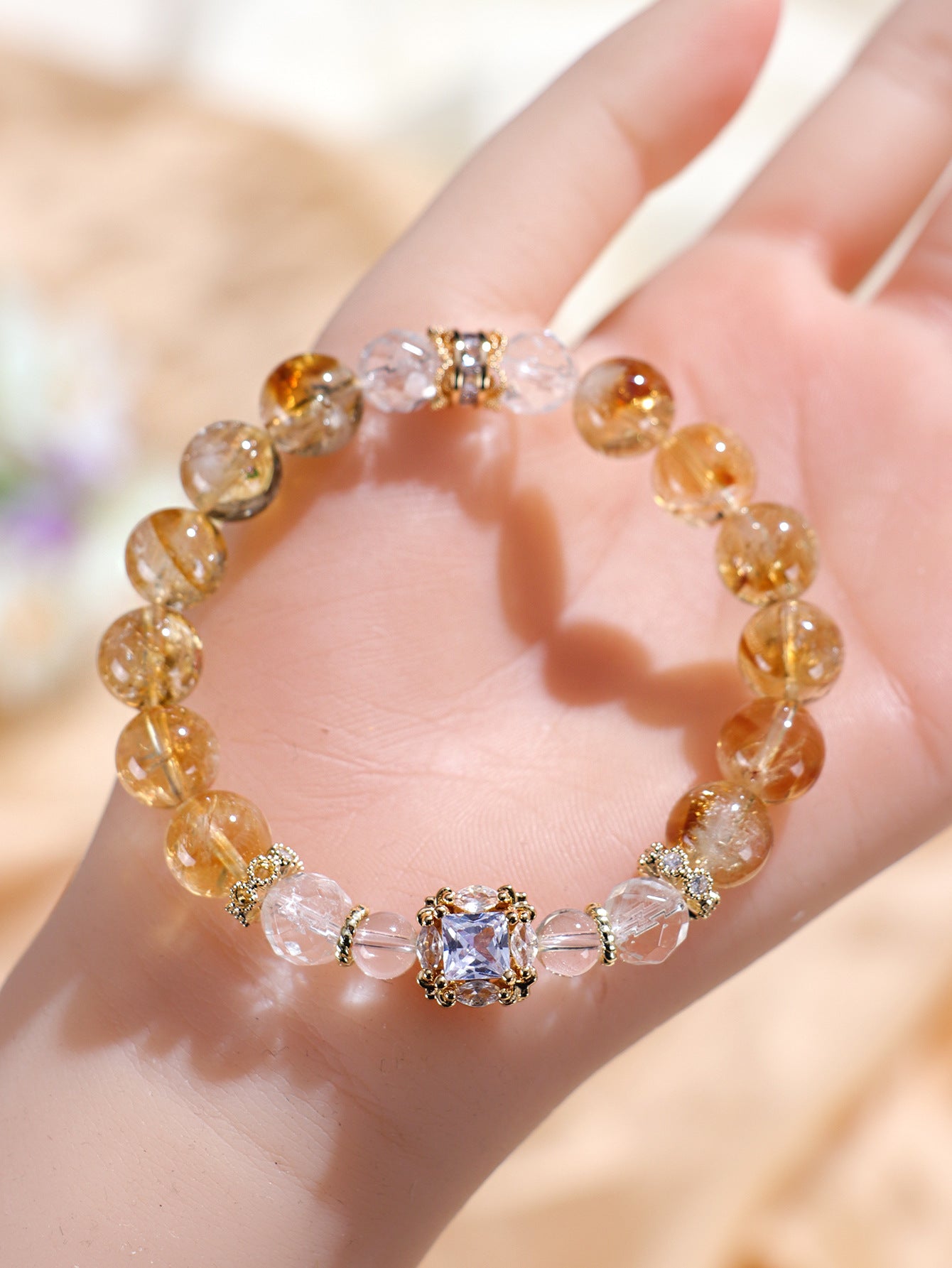 Planderful Fortune's Favor Bracelet – Elegant Crystal Beaded Design