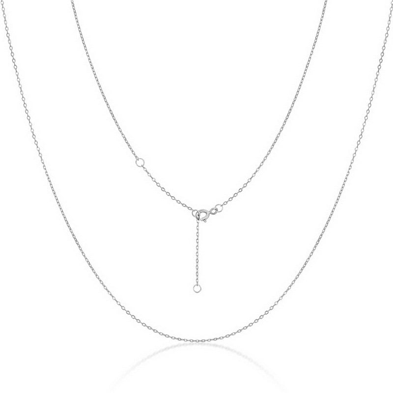 S925 Sterling Silver Adjustable Chain Pendant Necklace