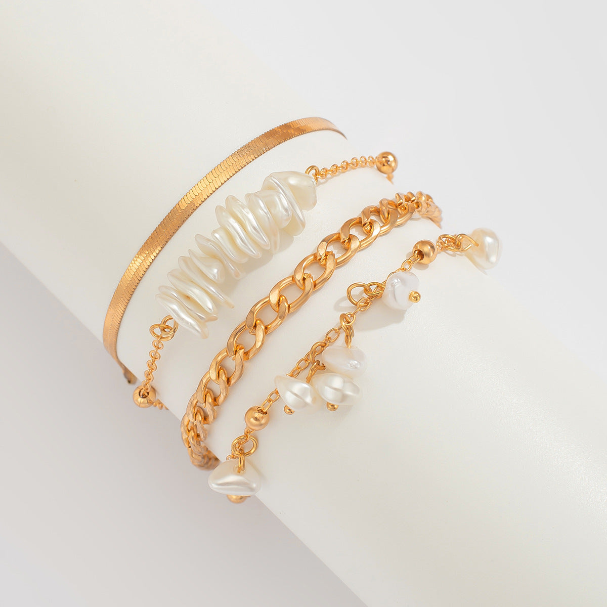 Planderful Pearl Bead Bracelet Vienna Verve Personalized Love Star Pendant For Women