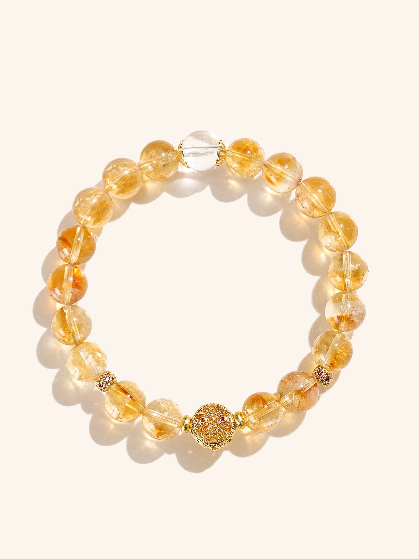 Planderful Fortune's Favor Bracelet – Elegant White Crystal Design