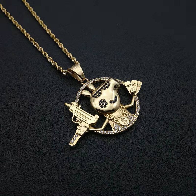 Zircon Necklace – Statement Hip Hop Pendant