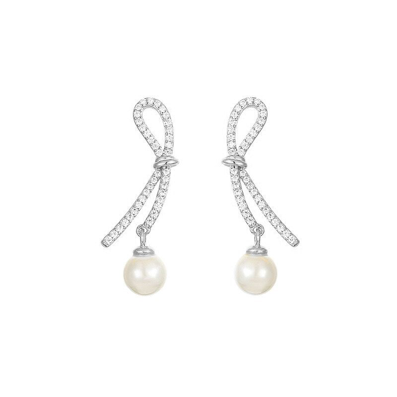 Pearl Elegant 925 Sterling Silver Women's Earrings