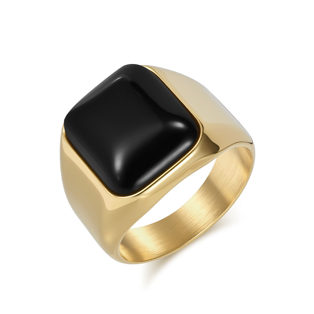 Tiger's Eye Ring - Elegant Literature-Inspired