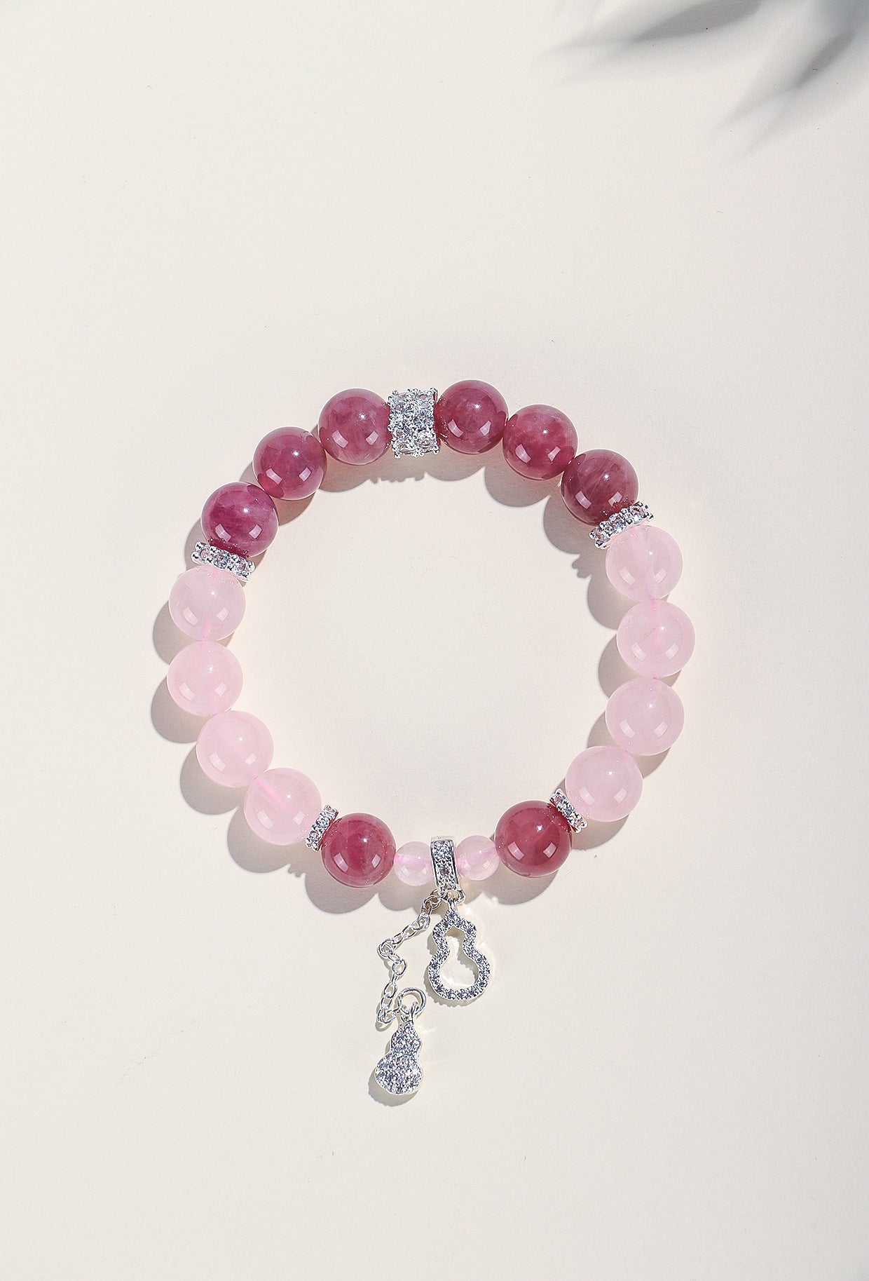 Planderful Fortune's Favor Bracelet – Elegant Pink Crystal Design
