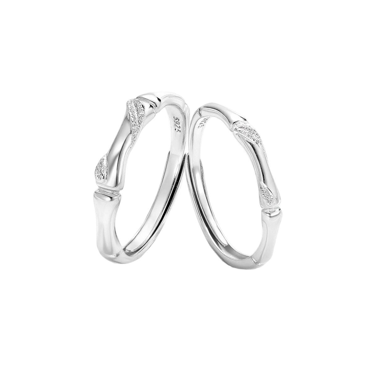 Bamboo Live S925 Sterling Silver Men's Ring