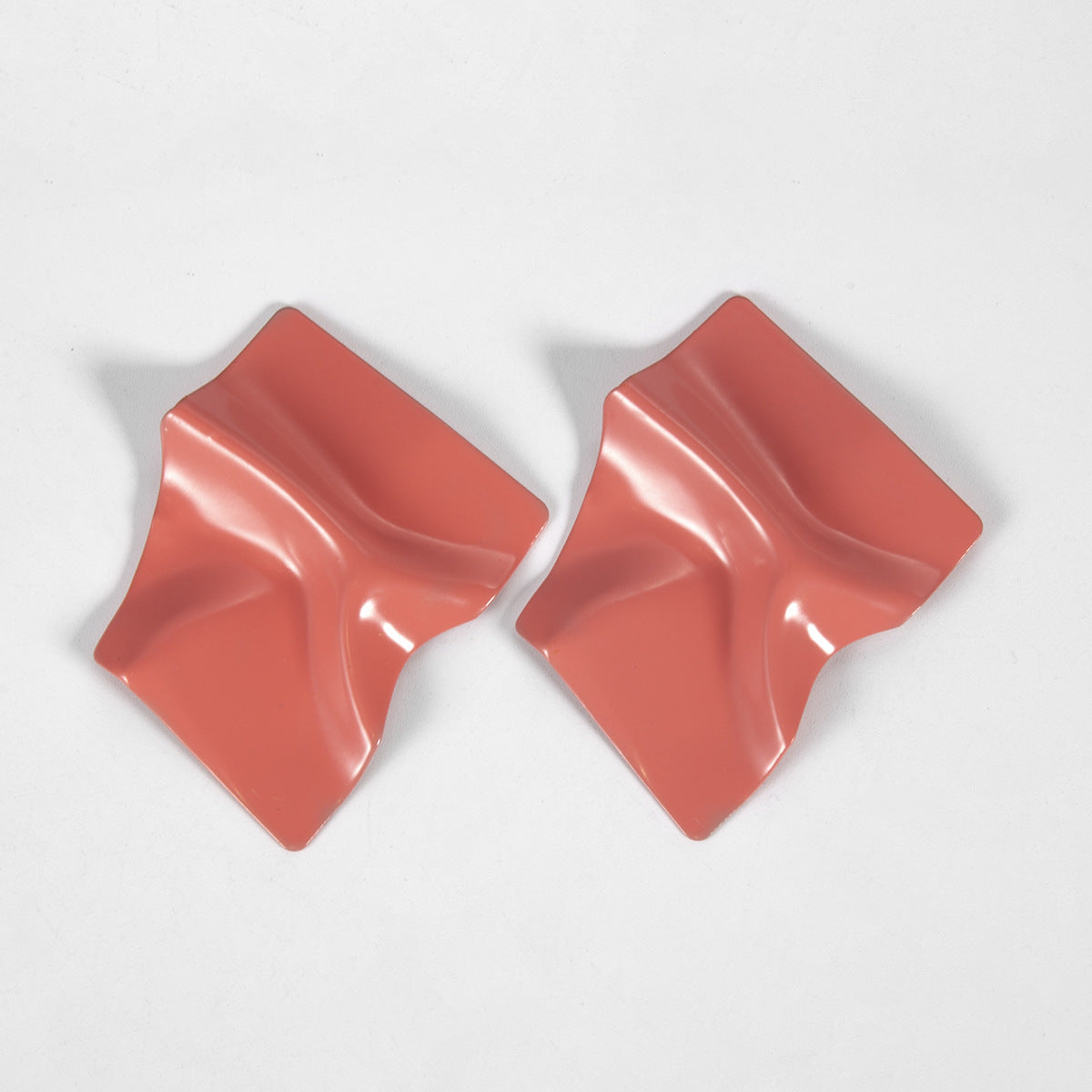 Geometric Color Painted Earrings - Vienna Verve Collection