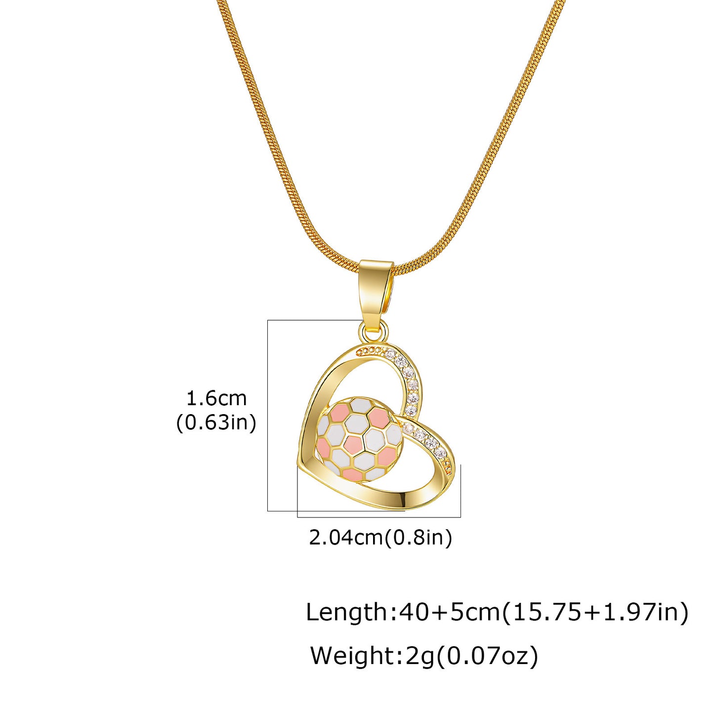 Hot-Selling World Cup Football Pendant Necklace In Europe & America – Copper Sports
