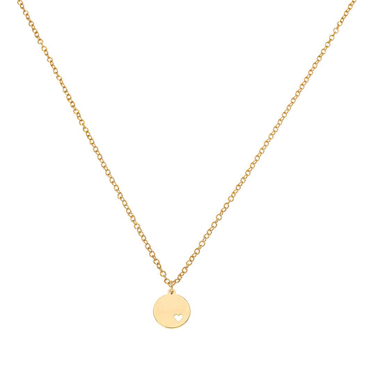 Planderful Vienna Verve Love Disc Tag Necklace – Elegant Daily Wear