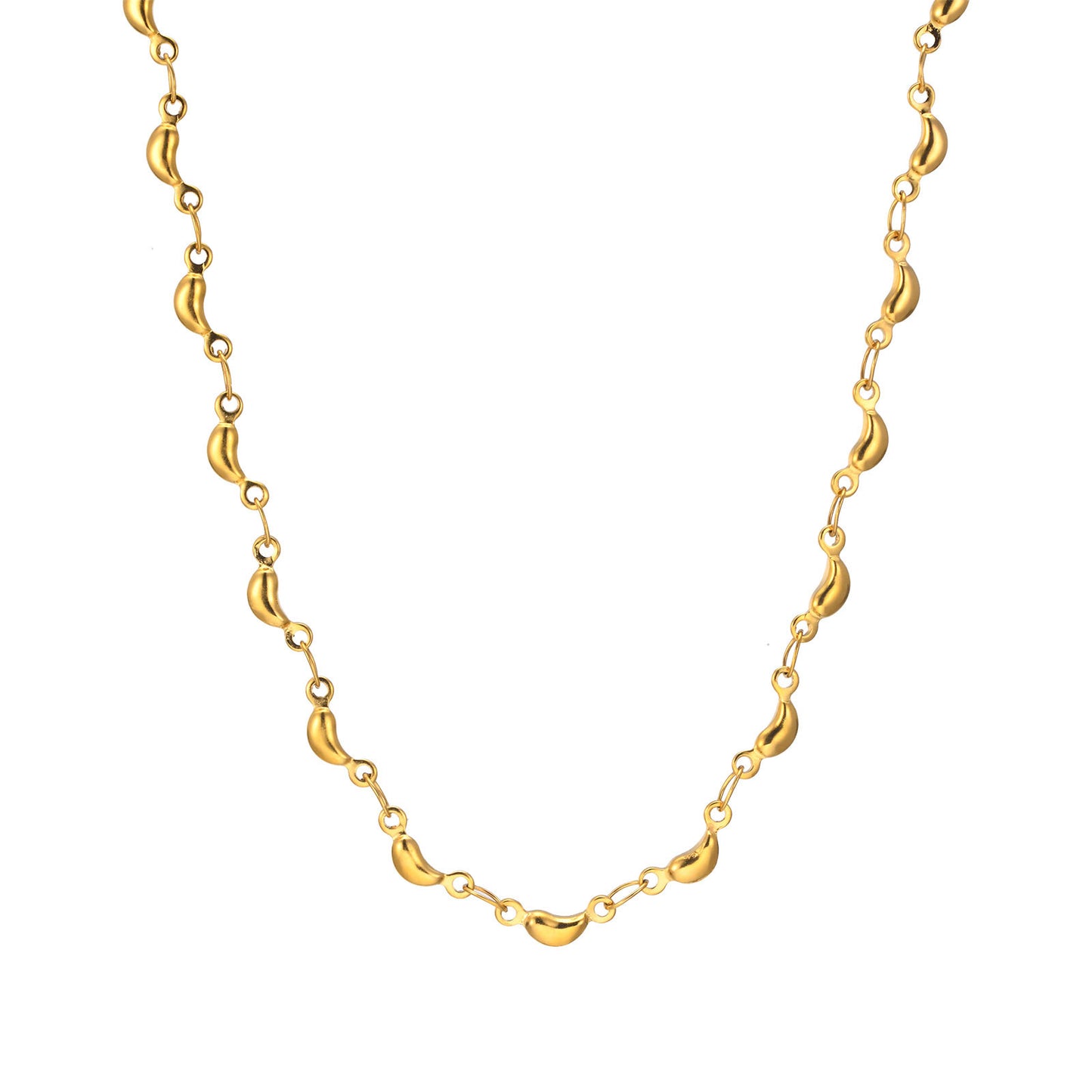 Jewelry Stainless Steel Dolphin Necklace Golden Women Fashion