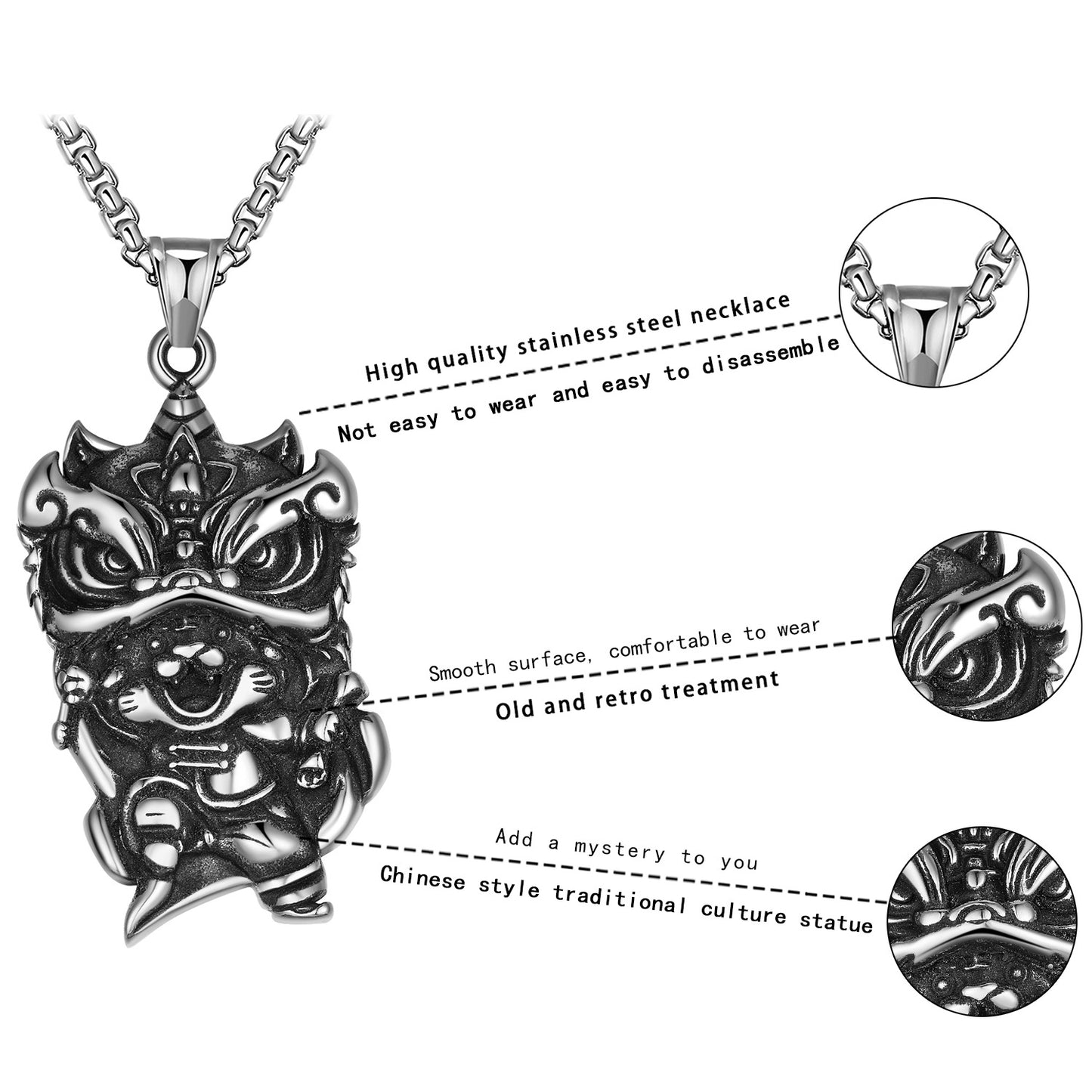 Titanium Steel Necklace - Statement Men's Hip Hop Style