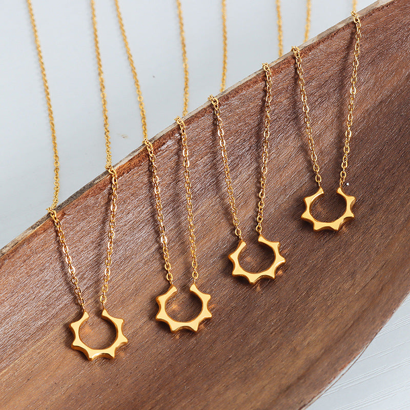 Elegant Titanium Pendant Necklace for Women