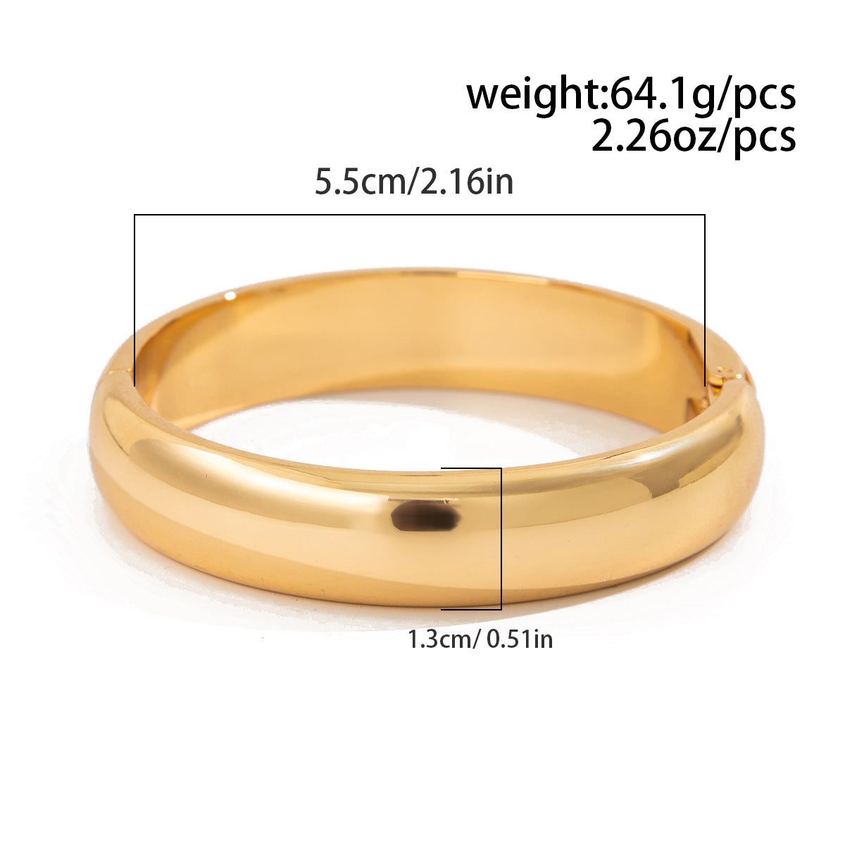 Bracelet Liquid Metal Smooth Spring Bracelet Geometric Wind Texture Wide Bracelet