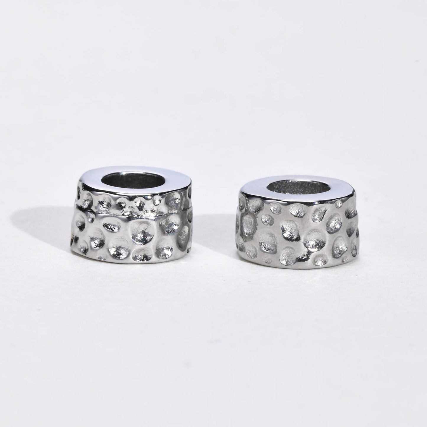 Cross-Border Stainless Steel Hammer Ring Pendant Necklace for Men