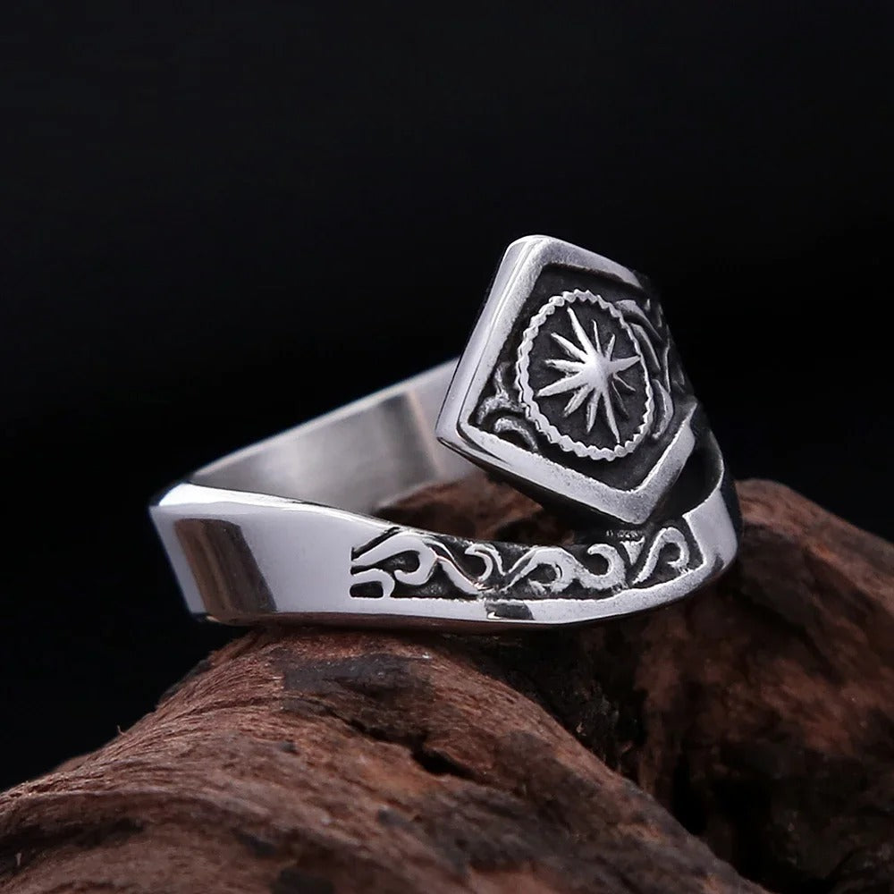 Vintage Dagger Stainless Steel Men's Ring