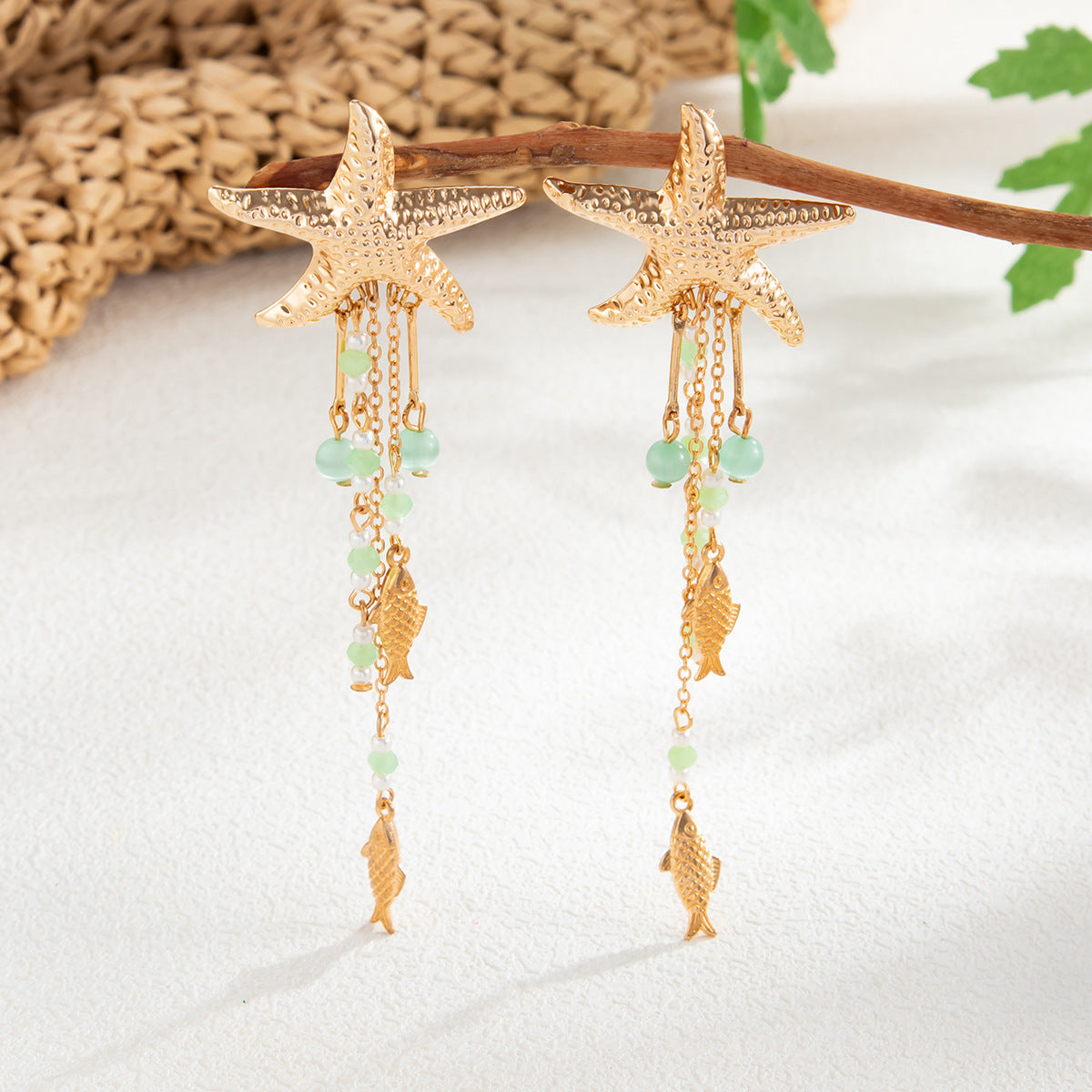 Planderful Vienna Verve Fringed Crystal Pearl Statement Earrings For Fashion Forward Women