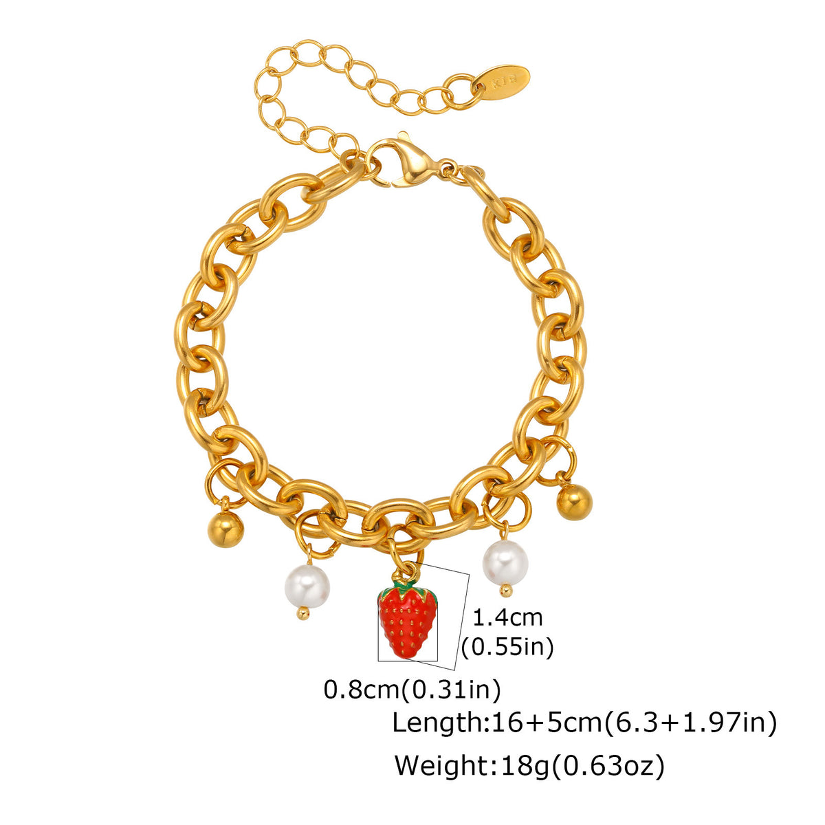 Pearl Stainless Steel Bracelet