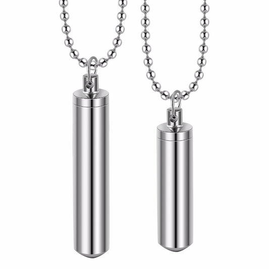 Planderful Everyday Genie Perfume Bottle Necklace For Women Stainless Steel Wishing Pendant Gift