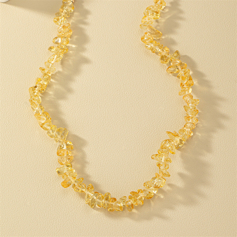 Crystal Stone Collar Necklace - Vienna Verve Collection