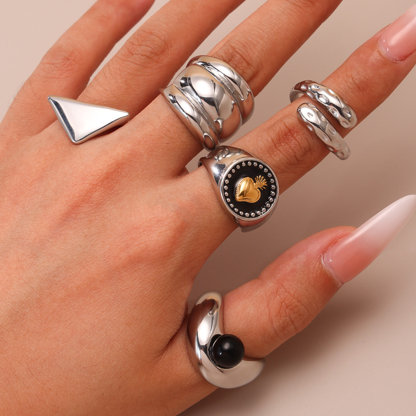 Planderful Titanium Color Ring Everyday Genie For Her